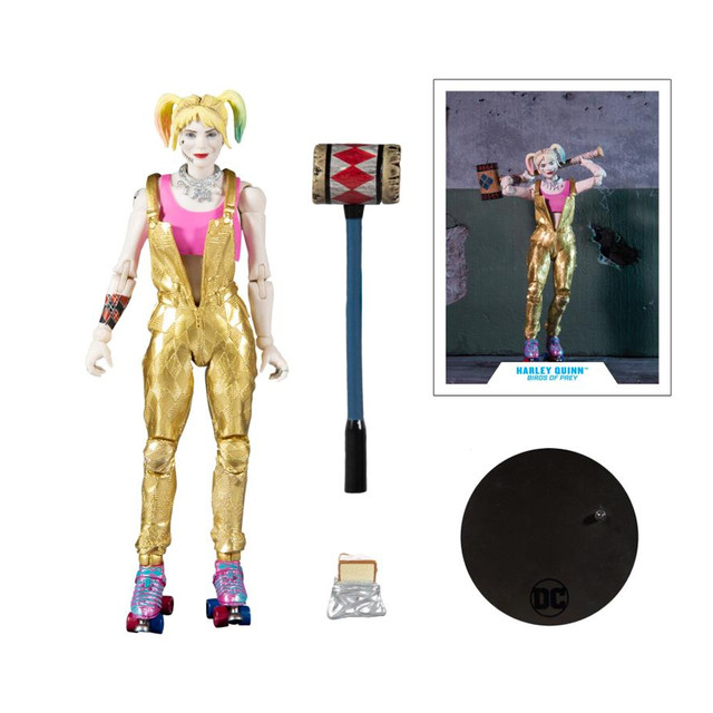 Figura de ação articulada Harley Quinn, Brinquedos McFarlane